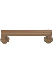 Empire Cabinet Pull - 4 inch Center-to-Center in Brushed Bronze.